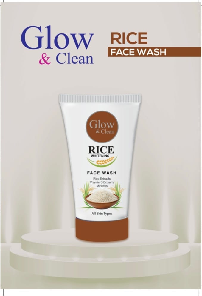 Glow & Clean Rice Whitening Face Wash 120 ml