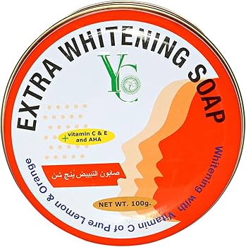 Y.C Extra Whitening Soap+Vitamin C & E and AHA 100g