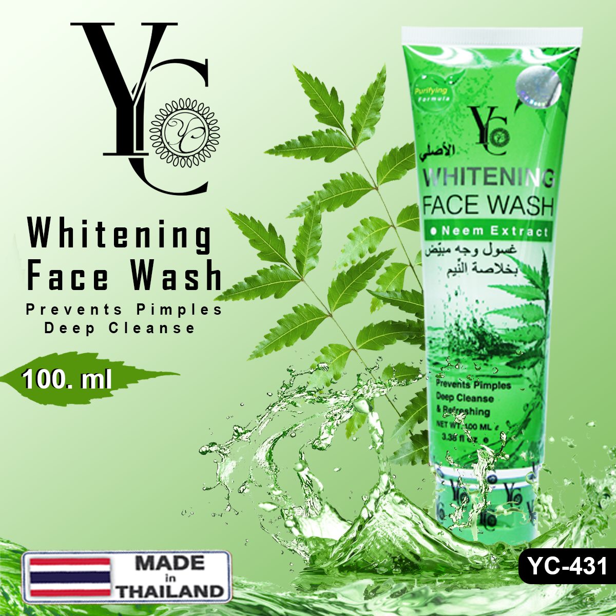 Y.C Whitening Face Wash With Neem Extract 100 ml