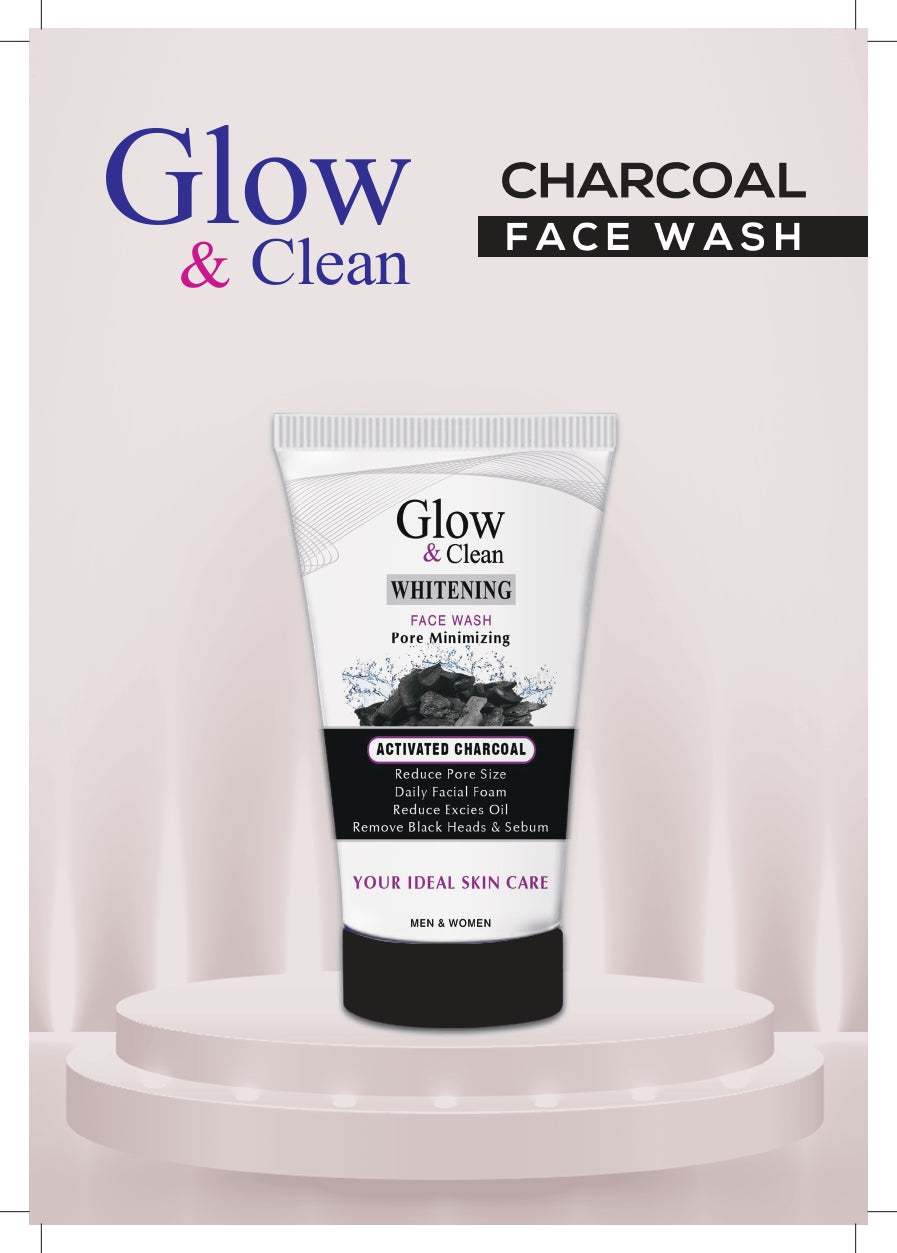 Glow & Clean Whitening Activated Charcoal Face Wash 120 ml