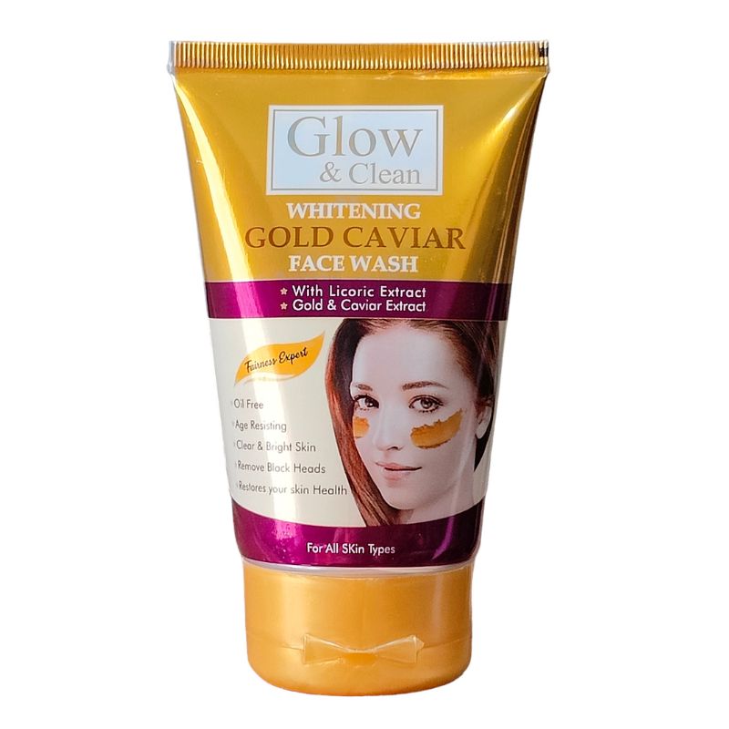 Glow & Clean Whitening Gold Caviar Face wash 120 ml